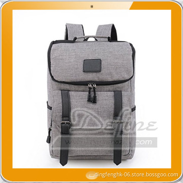 Lightweight Canvas Leather Travel Backpack